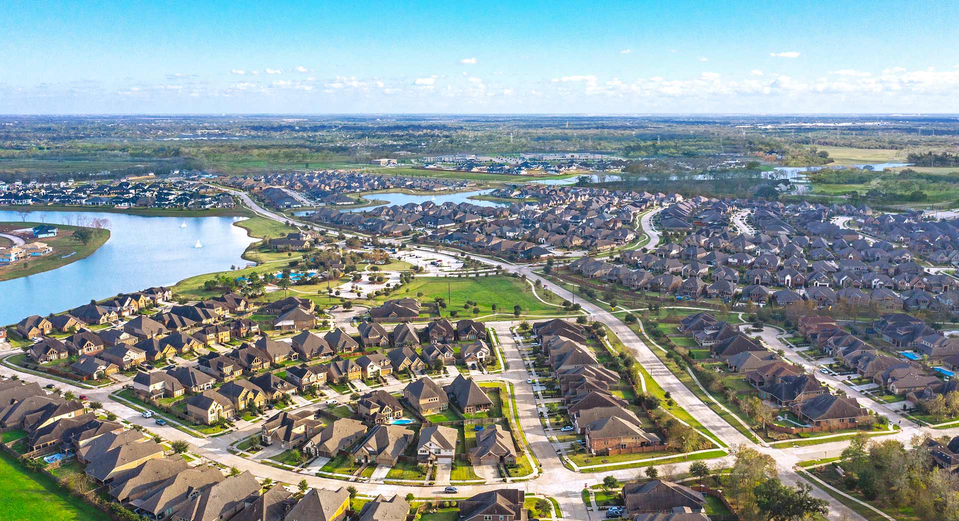Sienna Aerial View New Home Community Missouri City TX