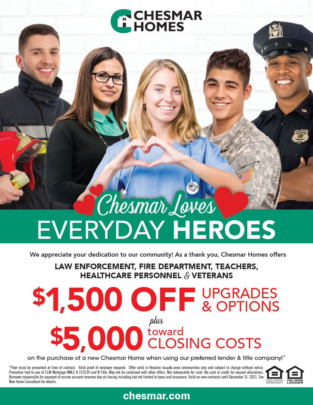 Chesmar Loves Everyday Heroes with housing incentives