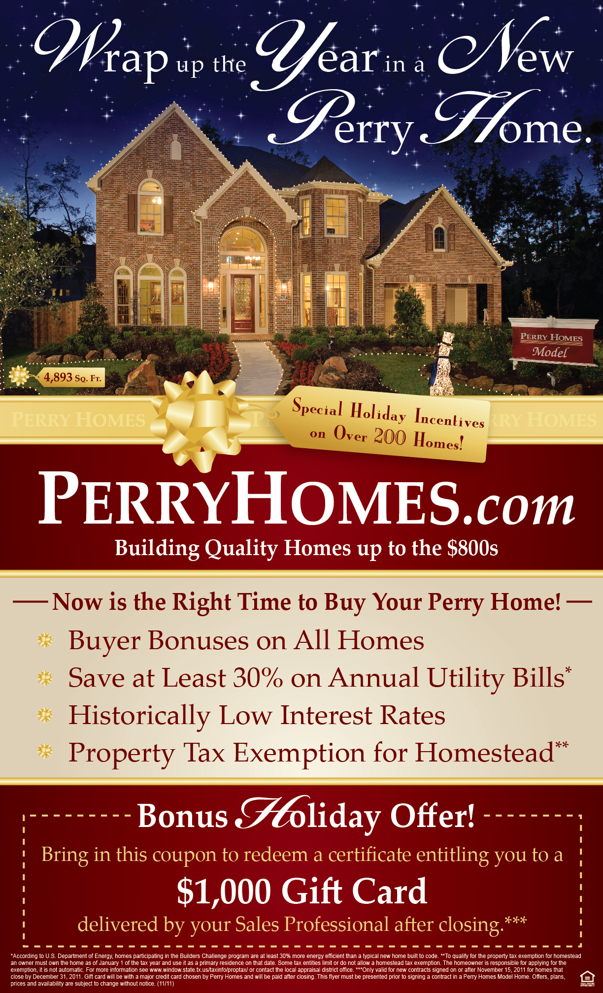 Perry Homes Holiday Campaign