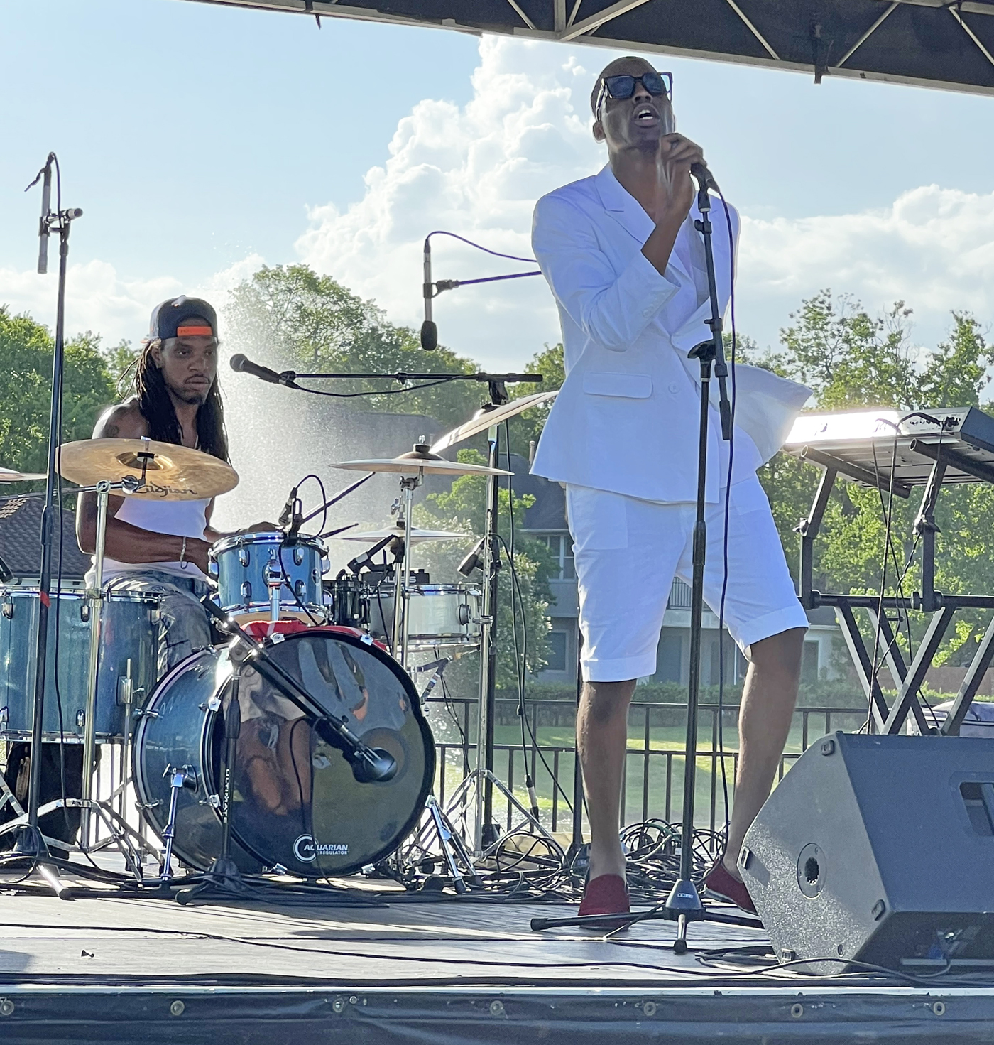 Reggie Jamz during Sienna's Juneteenth Jubilee in Missouri City, TX