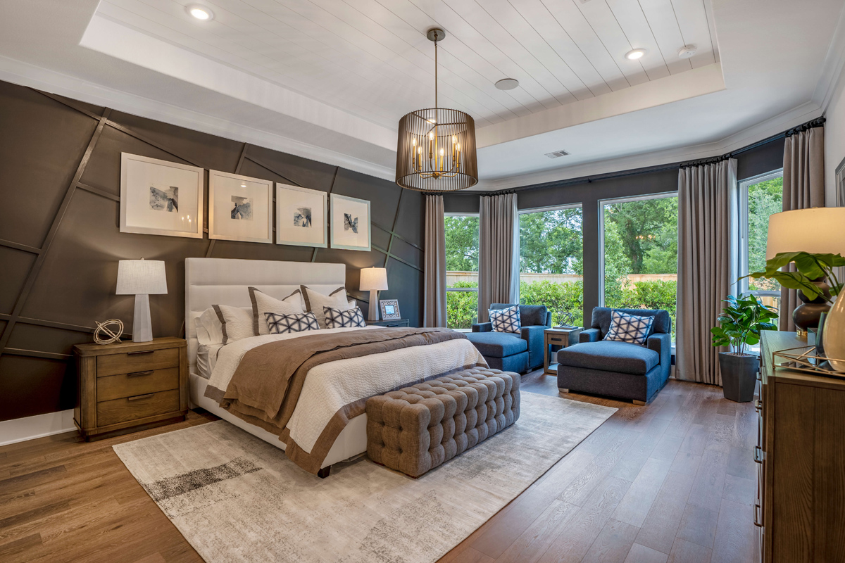 J. Patrick Homes Sienna Model Home Master Bedroom